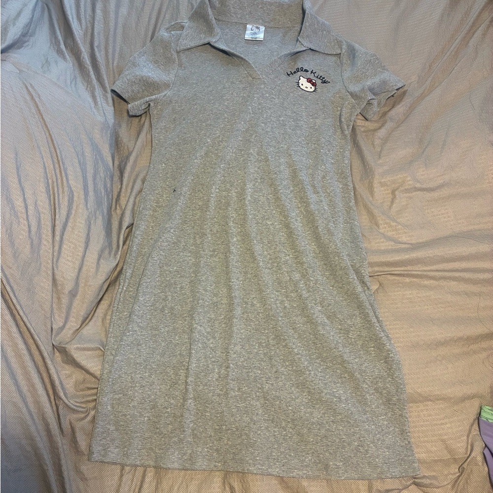 Hello Kitty Heather Gray Mini Dress